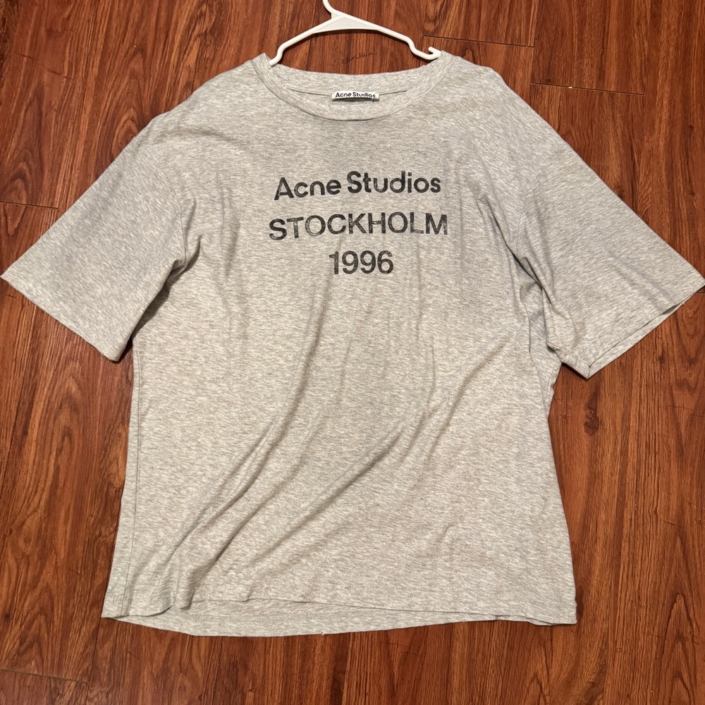 Acne Studios Graphic Gray Tee
